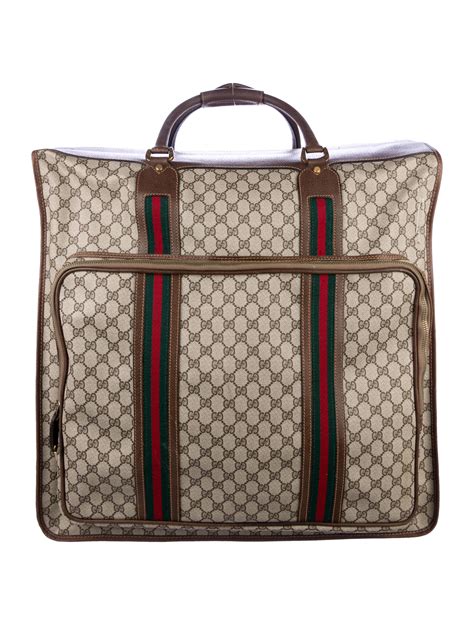 gucci luggage garment bag|Gucci luggage outlet.